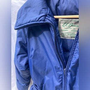 Vintage 1970's Belted LL Bean Goose Down Winter Jacket
